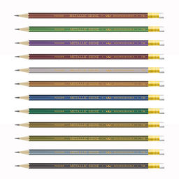 ВКФ Metallic shine MS04 Карандаш графитный с ластиком заточенный ТМ (HB) 72 шт