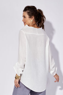 Блуза Anastasia 1115 молочный фото 2