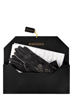 Перчатки женские ш+каш. F-IS0018 black - Eleganzza фото 9