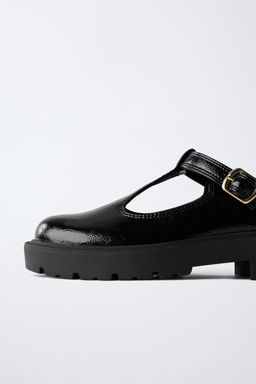 PATENT T-BAR SHOE - Zara фото 6