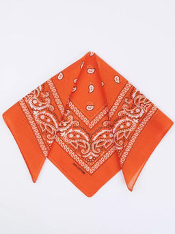 K12608 Платок-бандана 55 см / 55 см ОРАНЖЕВЫЙ