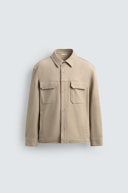 SOBRECAMISA ESTRUCTURA CONFORT / Beige - Zara фото 7