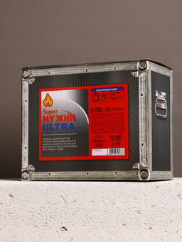 Подарочный набор Super ultra, гель для душа канистра 500 мл и стакан с пулей, HARD LINE  фото 12