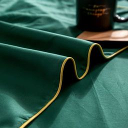 КПБ Mency однотонный с вышивкой MENO006 Евро