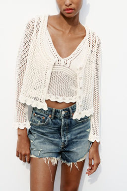ROMANTIC KNIT CARDIGAN - Zara фото 6