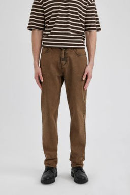 Straight Fit Normal Kal?p Normal Bel Boru Paca Jean Pantolon
