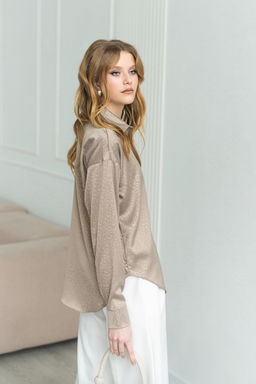 Блузка Мануэла (капучино)* - Nadi bordo фото 3