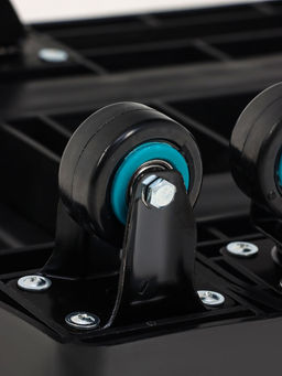 Тележка складная с раздвижной платформой, для перевозки грузов, нагрузка до 100 кг, телескопическая ручка, пластик, Greengo