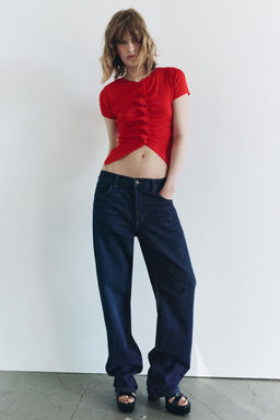 DRAPED KNIT TOP - Zara фото 8