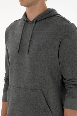 Erkek Antrasit Melanj Basic Sweatshirt Sepette S_rpriz _ndirim - U.s. polo assn фото 7