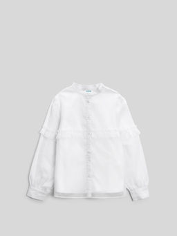 ACOOLA /Блузка детская для девочек Imma белый фото 3