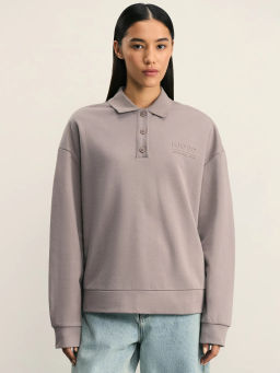 Толстовка поло из хлопка / Zarina  фото 3