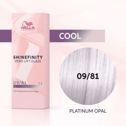 Гель-крем для стойкого тонирования Shinefinity 09/81 платиновый опал, Wella