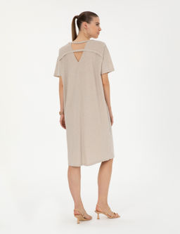 Bej Regular Fit _rme Elbise - Pierre cardin фото 4