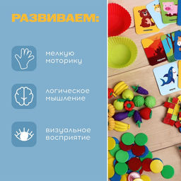 Большой набор «Для сортировки», 6 в 1, 3+