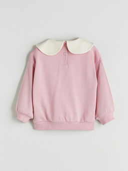 Bebe Yaka K?z ?ocuk Sweatshirt