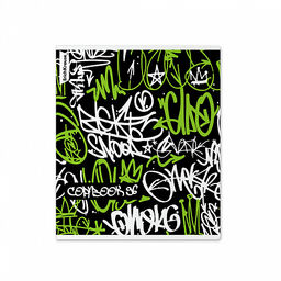 Цена за 5 шт. Тетрадь общая ученическая ErichKrause Graffity, 96 листов, клетка,матовая ламинация+выборочный лак_MIX-PACK фото 4