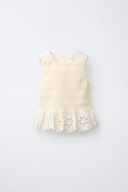 TOP GOMAS SCHIFFLY / Crudo - Zara фото 3
