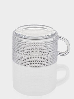 Набор кружек Couple, 400 мл, 2 шт., стекло, прозрачный