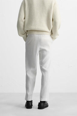 LINEN TROUSERS - Zara фото 13