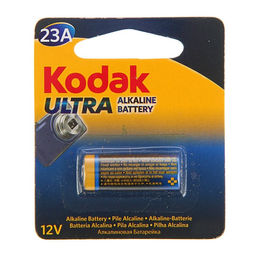 Цена за 2 шт. Батарейка алкалиновая Kodak Ultra, А23 (23A)-1BL, 12 В, блистер, 1 шт.