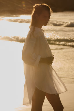 Camisa playera de lino - H&m фото 8