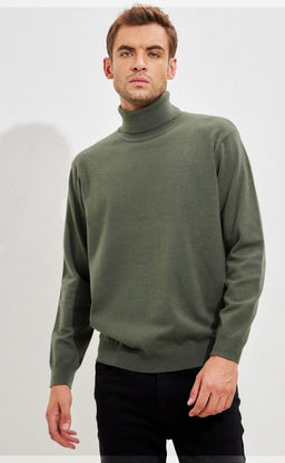 Водолазка мужская F321-15318 хаки - Fine joyce фото 8