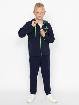 CRB wear/CWJB 90205-41 Костюм для мальчика (толстовка, брюки),темно-синий/Ex.Cherubino  фото 2