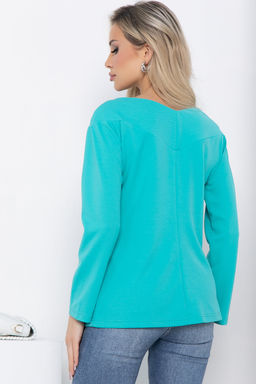 Джемпер Адель (бирюза) Б8066 - Lt collection фото 2