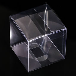 Цена за 5 шт. Складная прозрачная коробка из PVC, для упаковки подарков, 8?8?8 см - UPAK LAND фото 2