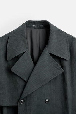 TECHNICAL RELAXED FIT TRENCH COAT - Zara фото 8