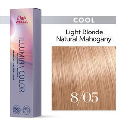 Illumina Color 8/05 Светлый блонд натуральный махагоновый, Wella Professionals
