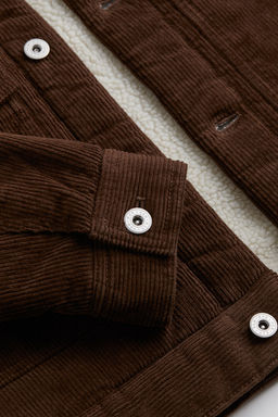 Cazadora de pana con forro de borreguito - H&m фото 2