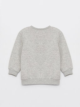 Bisiklet Yaka Bask?l? Erkek Bebek Sweatshirt - Waikiki фото 2