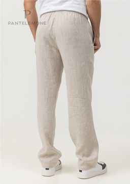 Мужские брюки льняные - Pantelemone фото 3