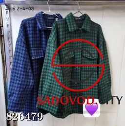 Рубашка женская в клетку