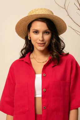 Комплект женский Лён Фуксия М-120КП MODAMICA