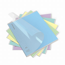 Цена за 5 шт. Тетрадь общая ученическая с пластиковой обложкой на скобе ErichKrause Классика CoverPrо fizzy, А5+, 48 листов, клетка_MIX-PACK фото 12