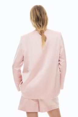 Blazer de sat?n sin solapas - H&m фото 3
