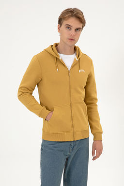 Кардиган мужской Regular Fit Hardal Orme горчичный из хлопка