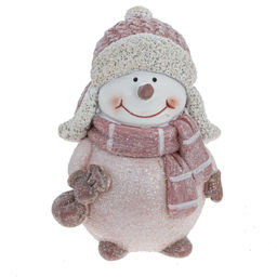 Фигурка декоративная "Снеговик", L7 W6 H11 см, 2в.