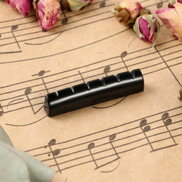 Набор верхних порожков для гитары Music life, 6 штук, 4.2×1×0.6 см, черный