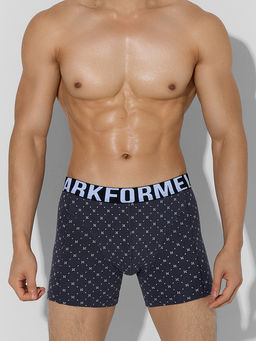 Цена за 2 штуки! Трусы боксеры мужские серые с узором