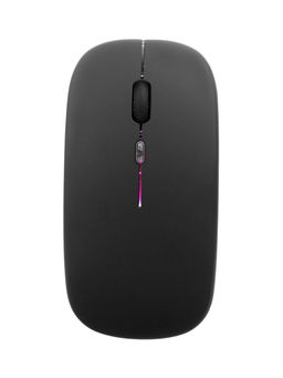 Мышь MB-2.4 беспроводная, оптическая, подсветка, 1600 dpi, USB+BT, чёрная