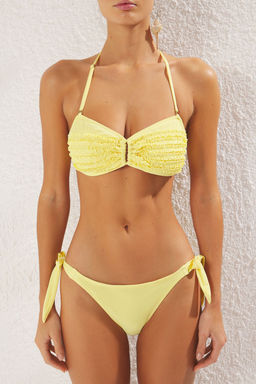 Ekru Straplez F?rf?rl? Regular Pretty Bikini Tak?m? TBESS25BT00021 - Trendyolmilla фото 14