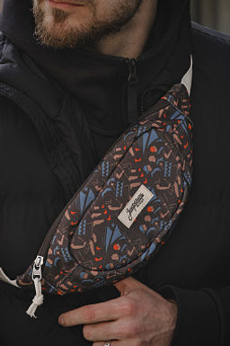 Сумка ЗАПОРОЖЕЦ Barabanshiki Small Waist Bag ZIP MULTICOLOR  фото 2