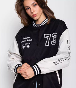 Бомбер #КТ915, чёрный