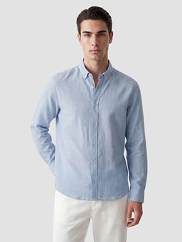 Рубашка Regular Fit Keten мужская льняная