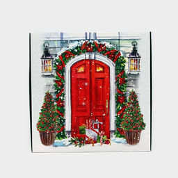 Подарочная коробка новогодняя складная Уютный Новый год, 26?26?8 см