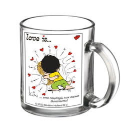Набор кружек "Love is...Объятия", 320 мл, стекло